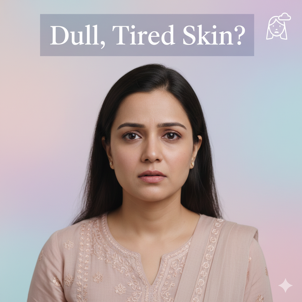 women oily dull skin